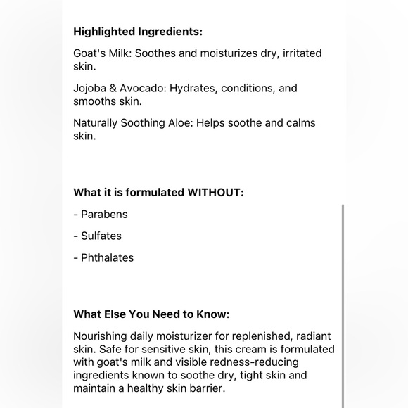 Kate somerville goat milk moisturizing cream - Picture 4 of 8